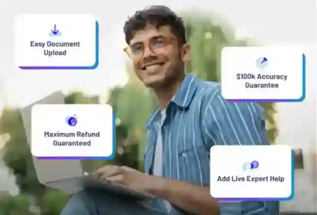 Young man using laptop