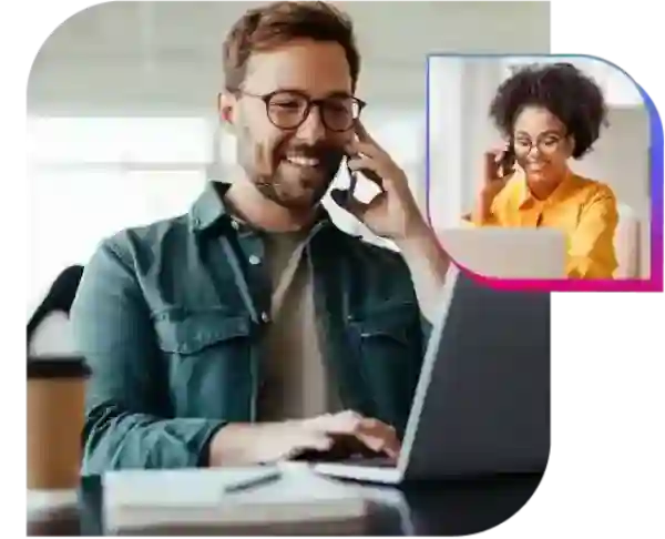 do it yourself xpert assist man calling on phone to tax expert